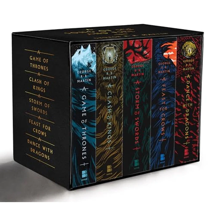 George R. R. Martin's A Game of Thrones 5-Book Boxed Set (Song of Ice and Fire Series) by Bantam - Used - Acceptable condition