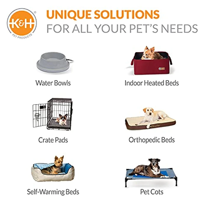 K&H Pet Products Deluxe Bolster Crate Pad X-Small Natural 14" X 22" by K&H - Image 8