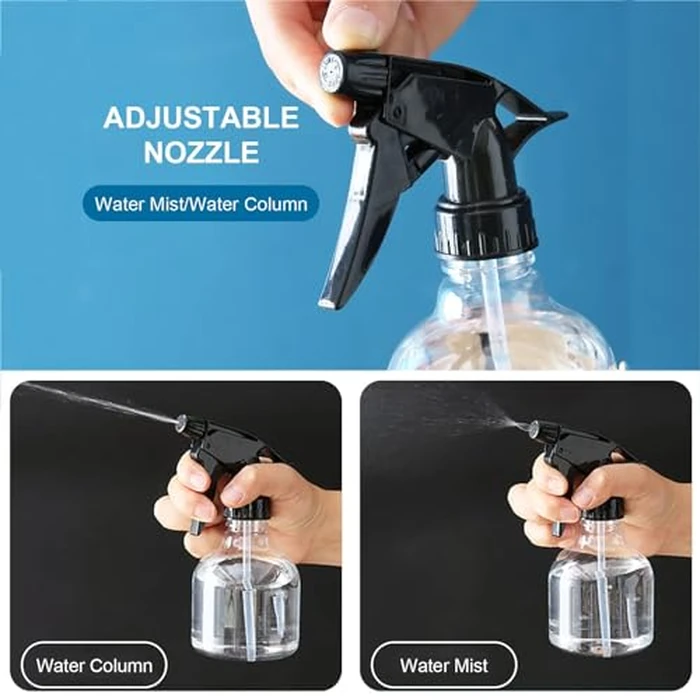 Voittozege 20 Pcs 8 oz Spray Bottle Clear Plastic Spray Bottles with Adjustable Nozzle -Clear Empty Spray Bottles for Kitchen,Hair and Cleaning by Voittozege - Image 5