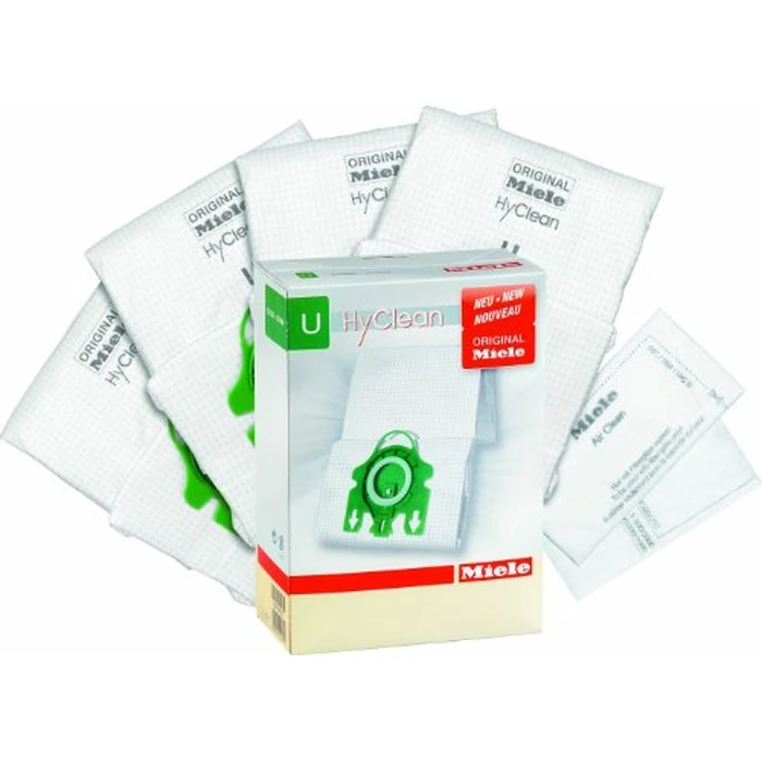 Miele AirClean 3D Efficiency Dust Bag, Type U, 4 Bags & 2 Filters by Miele - Used - Like New condition - US$19.92