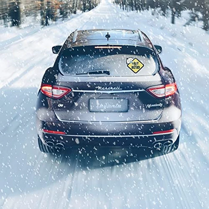 Baby On Board Sticker for Cars- 2Pack Baby in Car High Intensity Reflective Waterproof Vinyl Safety Car Signs for Rear, Side Windows, Bumpers by TIPSANGGO - Image 6