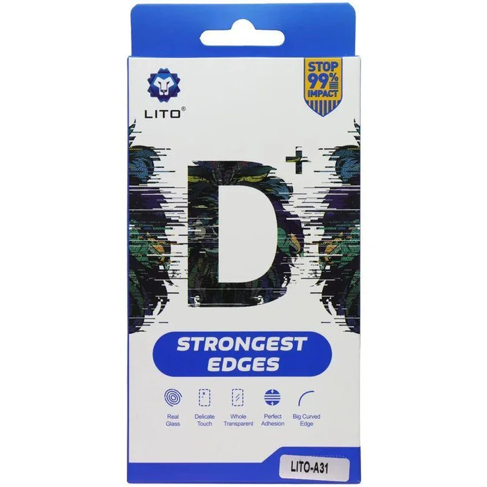 LITO D+ Full Coverage Tempered Glass Screen Protector for Samsung Galaxy A31 - Clear by LITO - Refurbished - Brand New condition - US$8.28