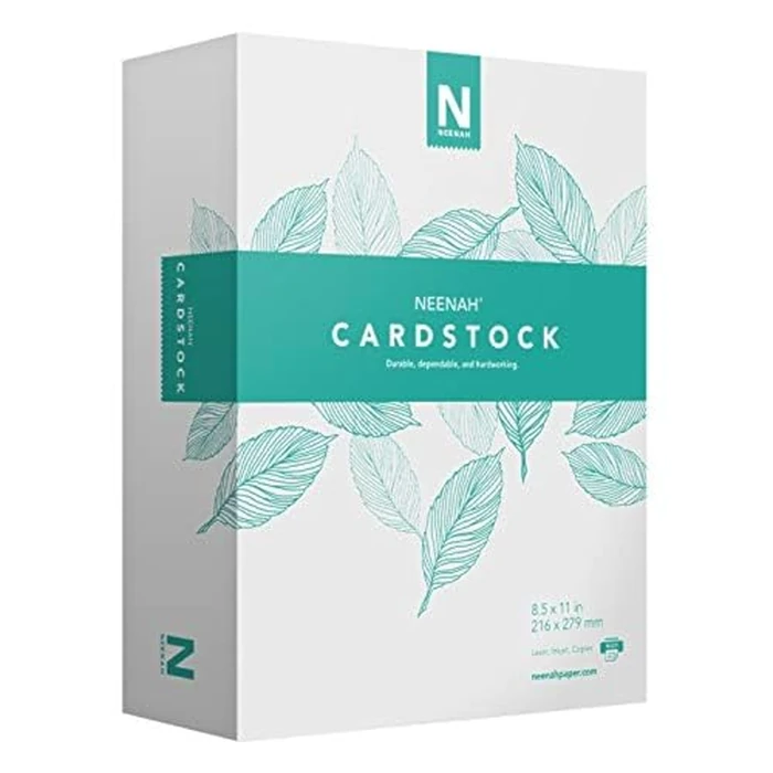 Neenah White Index Paper, Mediumweight, 110 lb. Index - 199 Gsm, 300 Sheets, 94 Brightness, 8.5" x 11" - More Sheets! (91635) by Neenah - Used - Very Good condition - US$15.98