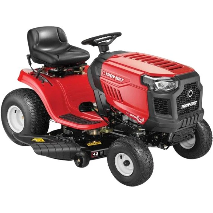 Troy-Bilt 13A878BSA23 Bronco 42 Riding Lawn Mower 42" - Red by Troy-Bilt - Refurbished - Excellent condition - US$2048.41