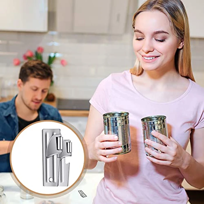 P-38 and P-51 Military Style Can Openers with Key Rings Stainless Steel Camping Can Opener Portable for Kitchen Travel Camping Survival(12 Set) by Eaasty - Image 5