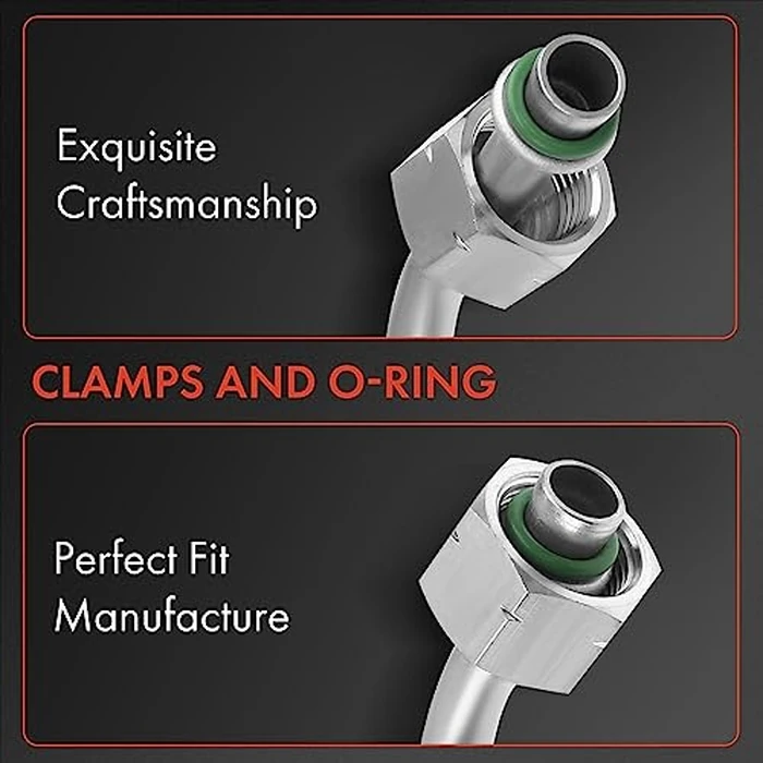 A-Premium A/C Liquid Line Hose Assembly Compatible with Chevrolet C1500, C2500, C3500, K1500, K2500, K3500, Tahoe, C1500/C2500/K1500/K2500 Suburban, Blazer, C3500HD & GMC Yukon, Condenser to Evap by A-Premium - Image 3