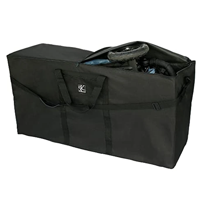 J. L. Childress Heavy Duty Travel Bag for Standard and Dual Strollers, Black, 1 Pack by J.L. Childress - Image 1