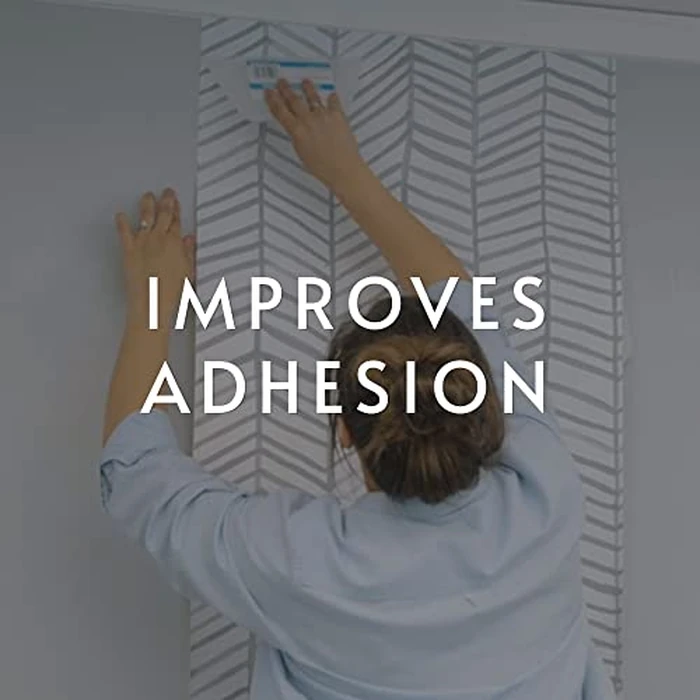 Roman’s E-Z Hang Peel & Stick Wallpaper Helper, Clear, Non-Staining, 32 Fluid Ounces by Roman - Image 5