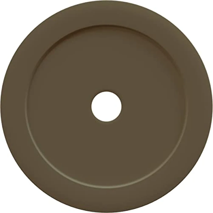 25 3/8"OD x 3 3/8"ID x 1 3/8"P Cole Ceiling Medallion (Fits Canopies up to 9 1/8"), Hand-Painted Pharaoh's Gold by Ekena Millwork - Image 4