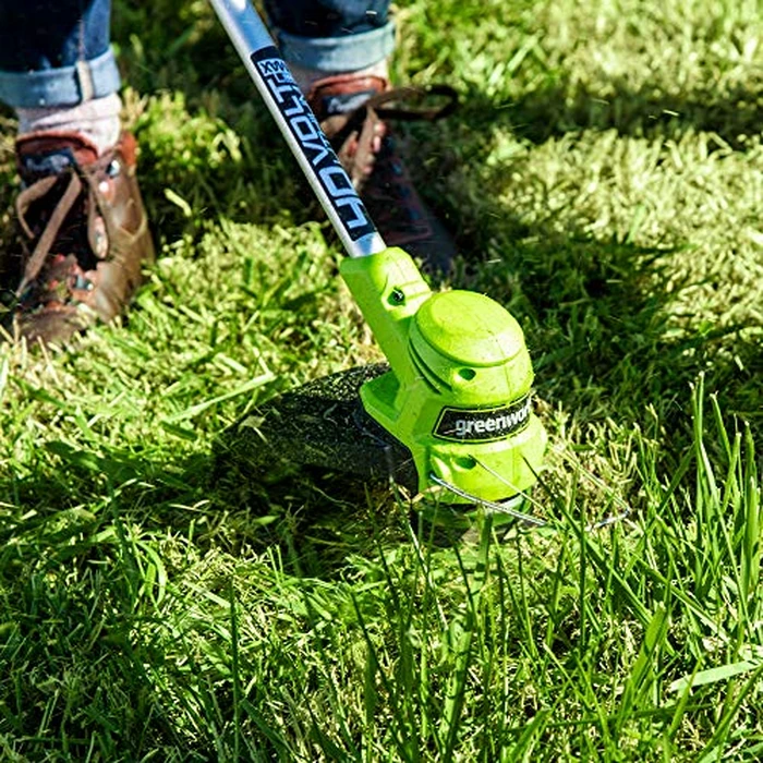Greenworks 40V 12" Cordless String Trimmer, Automatic Feed | Adjustable Handle | Lightweight for for Home Yard, Lawn Edges, Driveway, & Garden Borders Maintenance, Tool Only by Greenworks - Image 7