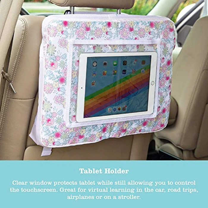 J.L. Childress Disney Baby 3-IN-1 Kids Travel Tray & Tablet Holder - Car Seat Lap Tray Desk for Toddlers, Road Trip Essentials, Car Seat Activity Table, Travel Accessories - Disney Princess by J.L. Childress - Image 4
