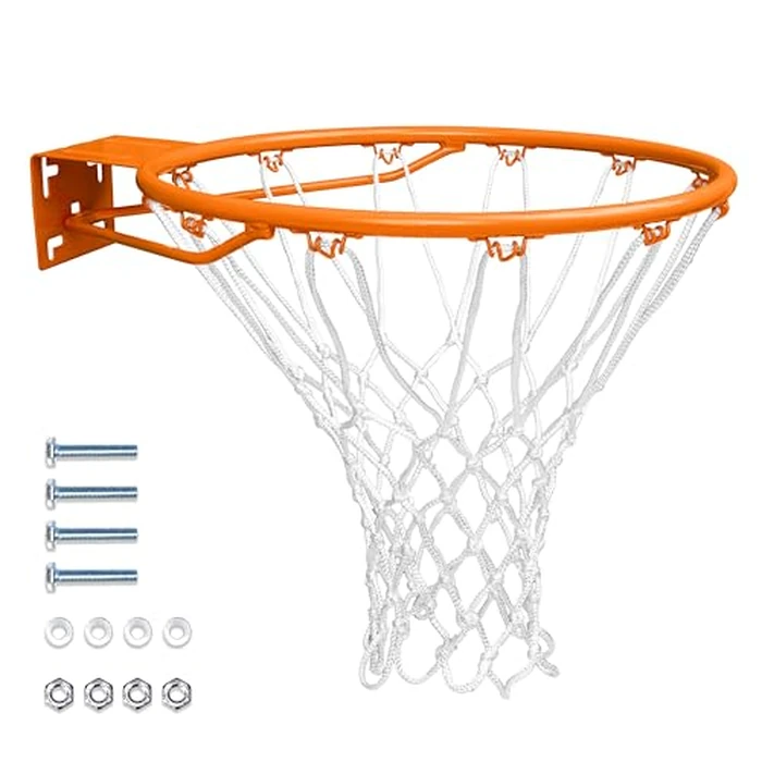 GoSports Universal Regulation 18 Inch Steel Basketball Rim-Use for Replacement or Garage Mount by GoSports - Used - Acceptable condition