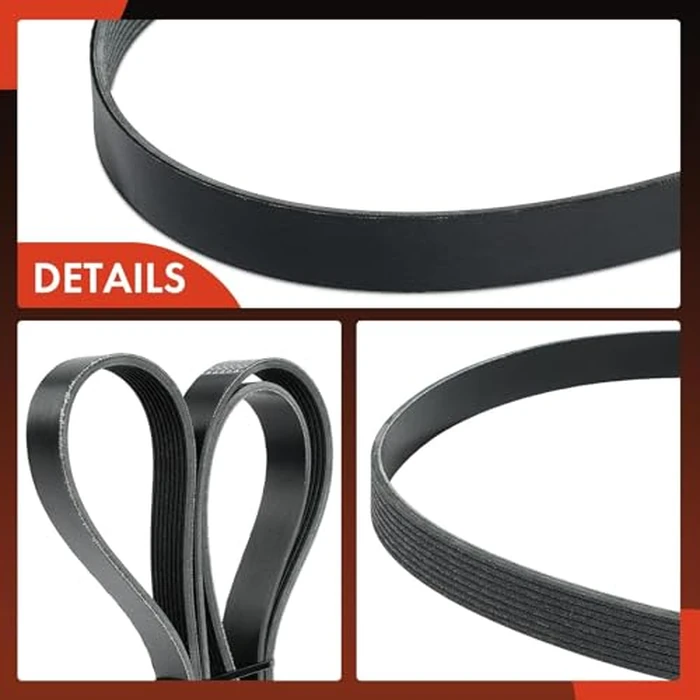 A-Premium Engine Serpentine Drive Belt Compatible with Mercedes-Benz, Freightliner & International Harvester Cars - GL320 2007, ML320 R320 2007-2008, MT45 2010, 7400 2003 2007 by A-premium - Image 9