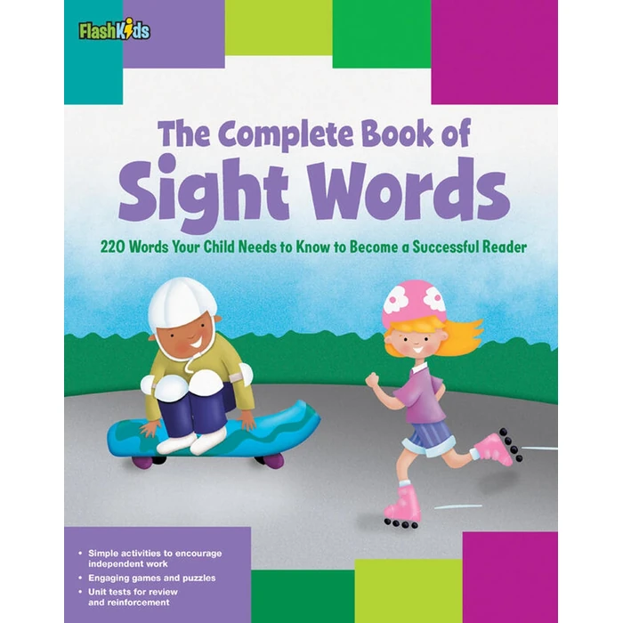 The Complete Book of Sight Words: 220 Words Your Child Needs to Know to Become a Successful Reader by Flash Kids - Used - Good condition - CA$28.42