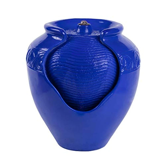 Pure Garden 50-LG1184 Jar Fountain (Cobalt Blue) by Pure Garden - Used - Very Good condition - CA$96.79
