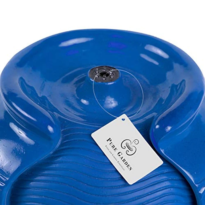 Pure Garden 50-LG1184 Jar Fountain (Cobalt Blue) by Pure Garden - Image 7