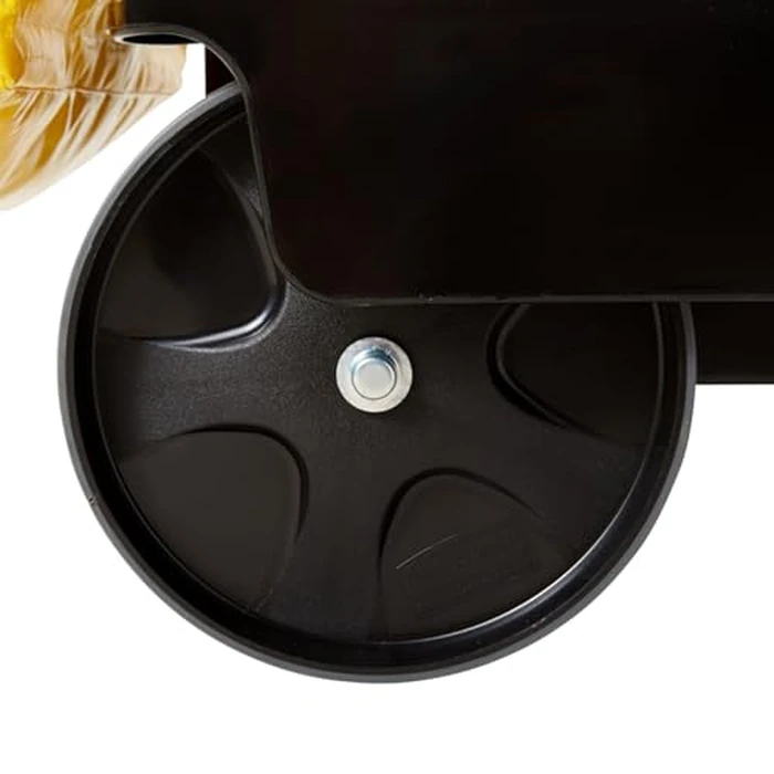 Rubbermaid Commercial Traditional Janitorial 3-Shelf Cleaning Cart, Wheeled with Zippered Yellow Vinyl Bag, for Business/School/Office/Janatorial Cleaning by Rubbermaid Commercial Products - Image 8