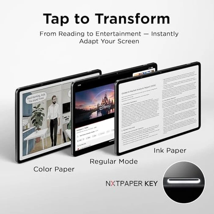 TCL NXTPAPER 11 Plus Android Tablet, 11.5" 120Hz 2.2K Drawing Pad & Digital Notebook, 4096-Level Stylus & Flip Case Included, NXTPAPER 4.0 Display, AI Tools, 8+8GB RAM, 256GB Storage, 8000mAh Battery by TCL - Image 5