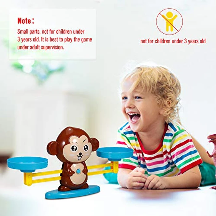 Rookin Balance Math Game Monkey Balance Counting Toys for Boys Girls Educational Number Toy by Rookin - Image 5