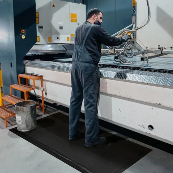 GOOFCXO 2ft x 5ft Anti Fatigue Mat, 15/16" Thick Industrial Grade Anti-Fatigue Floor Mat, Ergonomic Standing Floor Mat, Heavy Duty Diamond Plate Mat for Kitchen Office Gym, Black by GOOFCXO - Image 8