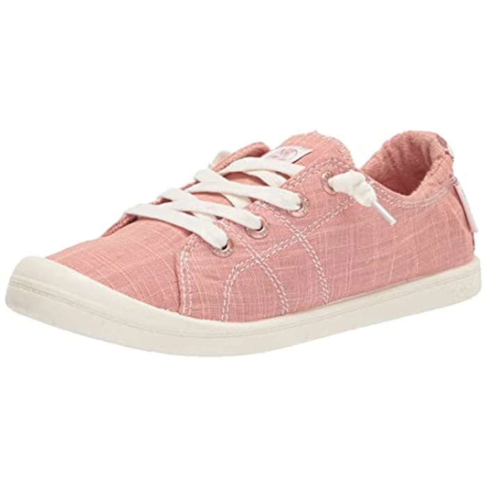 Roxy Women's Bayshore Slip on Shoe Sneaker, Open Red, 7 by Roxy - Used - Very Good condition