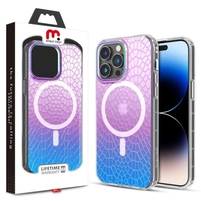 MyBat Pro Mood Series Phone Case with MagSafe for iPhone 14 Pro - Iridescent Snake by MyBat Pro - Image 1