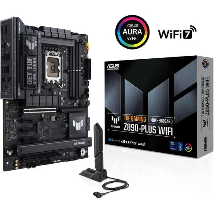 ASUS TUF GAMING Z890-PLUS WIFI Z890 LGA 1851 ATX motherboard, Intel(R) Core(TM) Ultra Series 2 Ready, Advanced AI PC-ready, 16+1+2+1 stages, DDR5, PCIe(R) by ASUS - Image 2