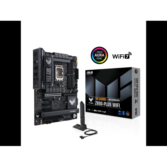 ASUS TUF GAMING Z890-PLUS WIFI Z890 LGA 1851 ATX motherboard, Intel(R) Core(TM) Ultra Series 2 Ready, Advanced AI PC-ready, 16+1+2+1 stages, DDR5, PCIe(R) by ASUS - Open Boxproduct Type condition