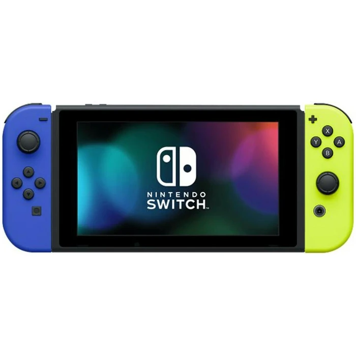 Nintendo Switch Handheld Gaming Console - 32GB - Neon Blue/Neon Yellow by Nintendo - Refurbished - Acceptable condition - US$201.49