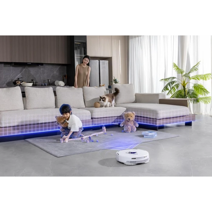 NARWAL Freo Z10 Ultra Robot Vacuum and Mop Combo, Dual RGB Cameras and Chips, AI Avoidance, 8N Corner to Edge Deep Cleaning, Dry-Wet Separation, 18000Pa, Hot Water Wash & Self-Emptying, Gray by NARWAL - Image 2