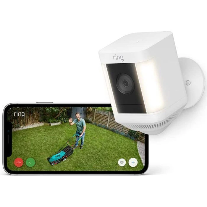Ring Spotlight Cam Plus Battery Outdoor Camera - White by Ring - Image 3