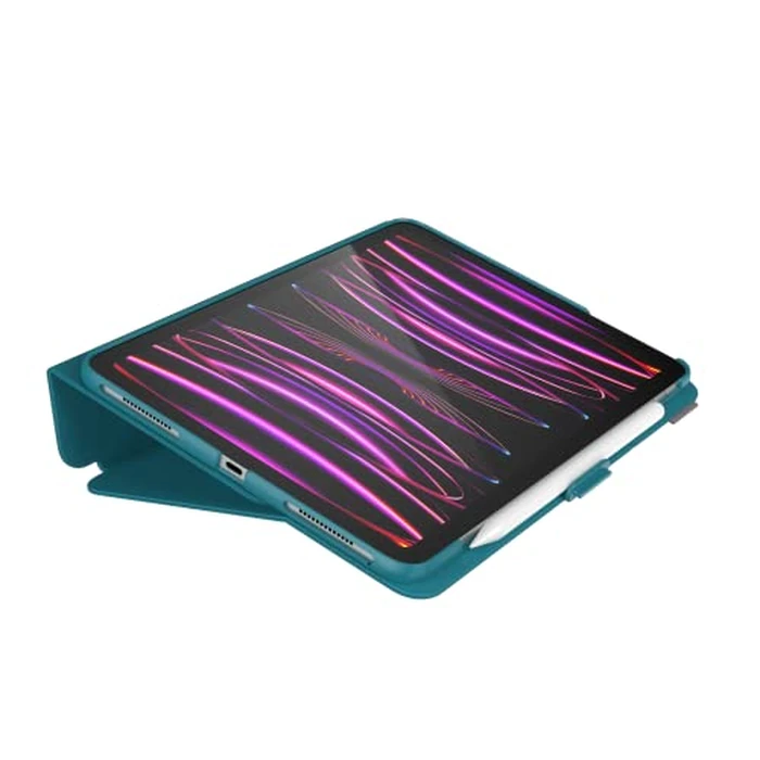 Speck Products iPad Pro 11” (2022) Balance Folio (W/MB) (Deepsea Teal/Cloudy Grey/White) by Speck - Image 5