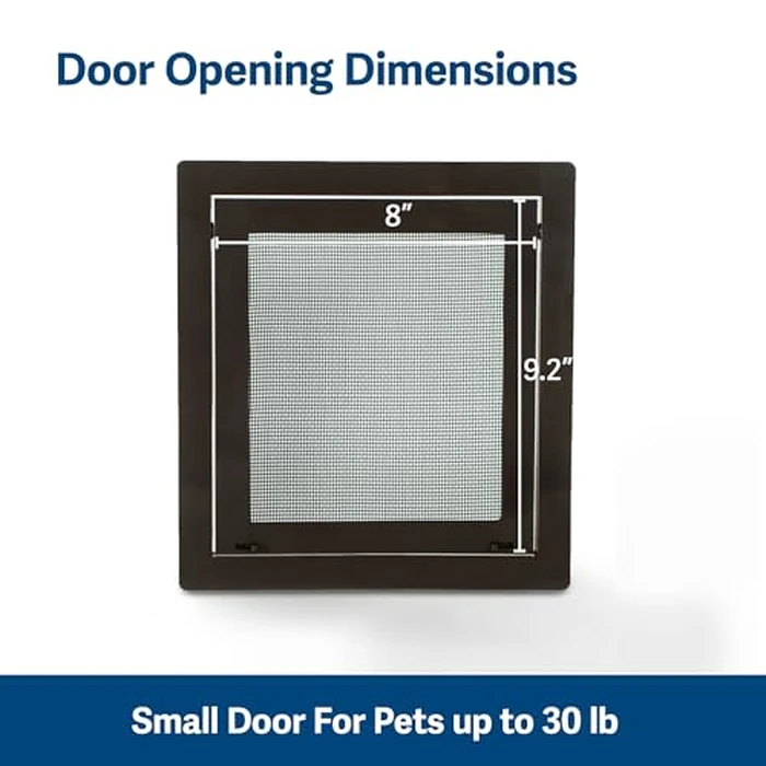 PetSafe Pet Screen Door - Heavy Duty, Tear- & Puncture-Resistant Dog & Cat Mesh Flap - Storm Door Compatible - Small - for Dogs & Cats up to 30 lb by PetSafe - Image 6
