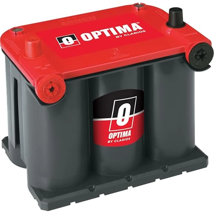 OPTIMA(R) Batteries High Performance 75/25 REDTOP(R) Sealed AGM Car, Truck, and SUV Starting Battery, 720 CCA, Dual SAE and GM Terminals, Maintenance Free, Versatile Mounting by OPTIMA - Image 1