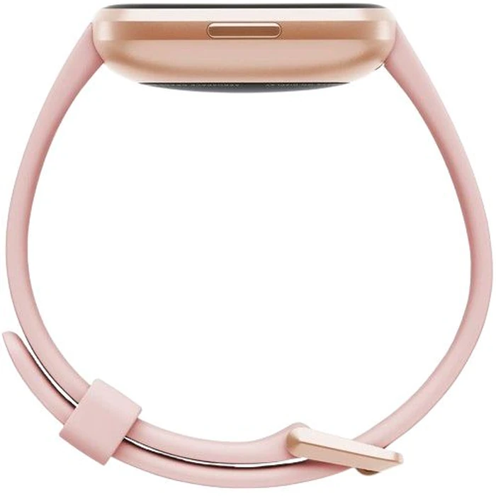 Fitbit Versa 2 Health and Fitness Smartwatch - 40mm - Copper Rose Aluminum Case with Petal Silicone Classic Wrist Band by Fitbit - Image 4