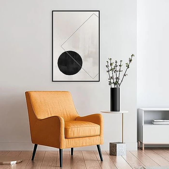 upsimples 24x36 Poster Frame Black 3 Pack, Scratch-Proof Picture Frames 24 x 36 for Photo Gallery - Slide-In Strips, Horizontal or Vertical Wall Mounting by upsimples - Image 3