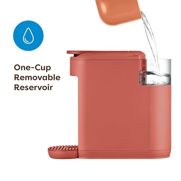 Keurig K-Mini Mate Single Serve K-Cup Pod Coffee Maker, Brews Up to 12 oz Cup, Compact Portable Coffee Machine for Small Spaces, Great for Dorms & Offices, Red Rocks by Keurig - Image 4