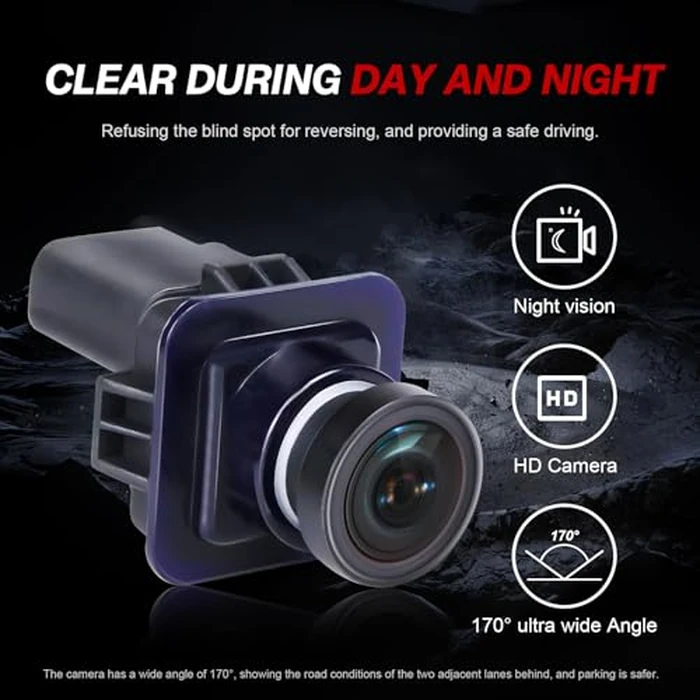 GZGN Rear View Backup Reverse Camera Compatible with Ford F150 2010-2014, Ford Mustang 2015-2020 & Lincoln MKC 2015-2019, Park Assist Backup Camera EL3T-19G490-AA, EL3Z-19G490-D, BL3Z-19G490-B by GZGN - Image 6