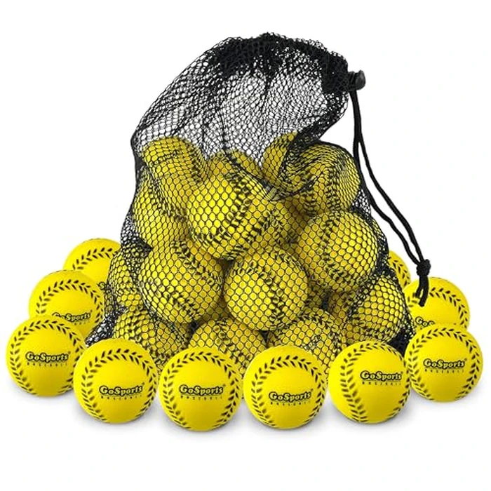 GoSports Mini Foam Baseballs for Pitching Machines and Batting Accuracy Training - 20 Pack by GoSports - Used - Like New condition - US$12.71
