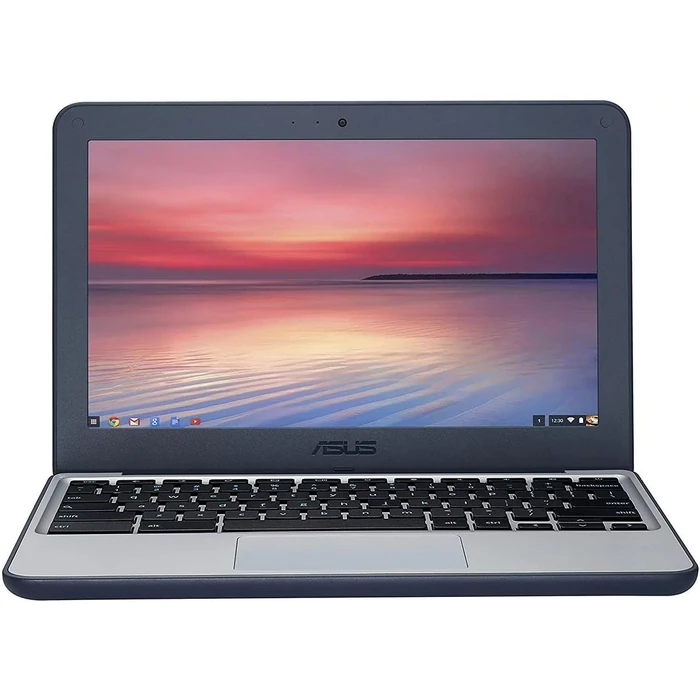 Asus Chromebook C202S 11.6" - Dark Blue/White - Intel Celeron N3060 1.6GHz - 4GB RAM - 16GB by ASUS - Refurbished - Good condition - US$111.99