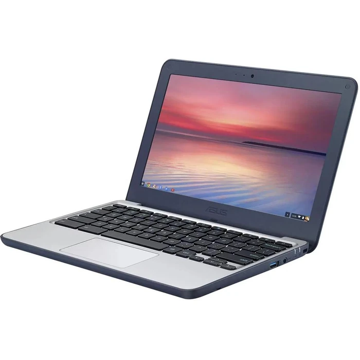 Asus Chromebook C202S 11.6" - Dark Blue/White - Intel Celeron N3060 1.6GHz - 4GB RAM - 16GB by ASUS - Image 4