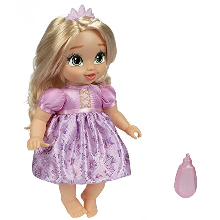 Disney Princess Rapunzel Baby Doll with Baby Bottle & Tiara by Disney Princess - Image 3