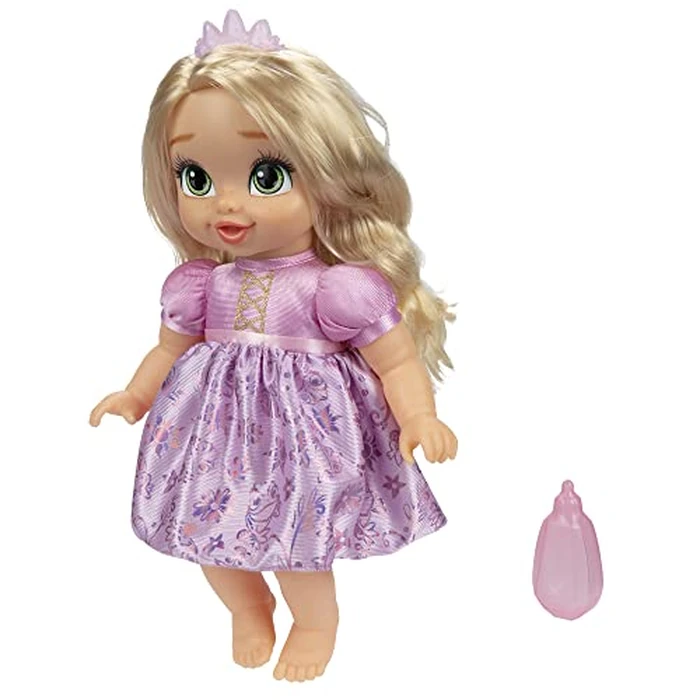 Disney Princess Rapunzel Baby Doll with Baby Bottle & Tiara by Disney Princess - Image 4