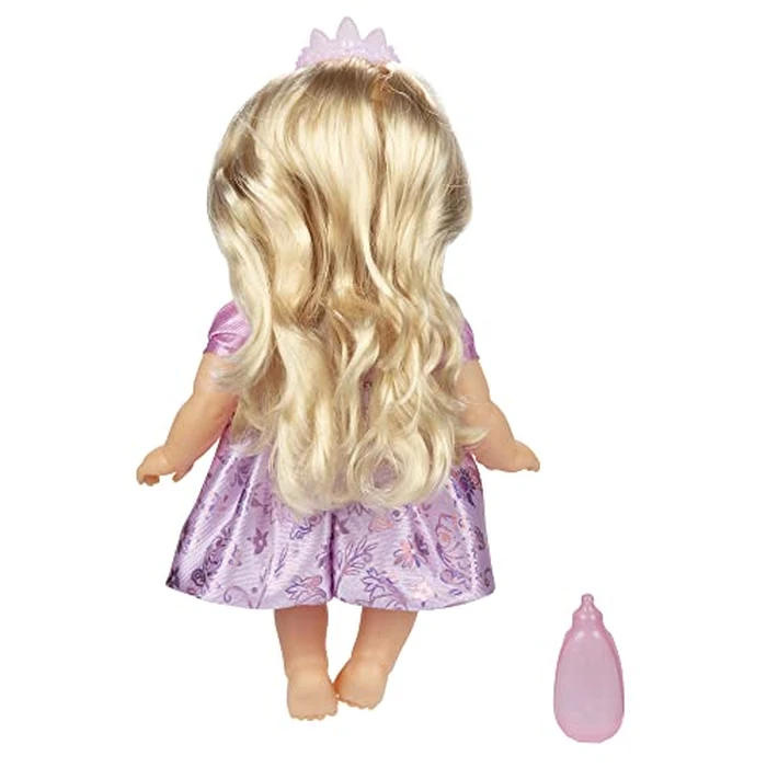 Disney Princess Rapunzel Baby Doll with Baby Bottle & Tiara by Disney Princess - Image 5
