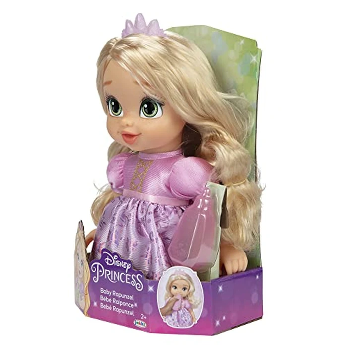 Disney Princess Rapunzel Baby Doll with Baby Bottle & Tiara by Disney Princess - Image 9