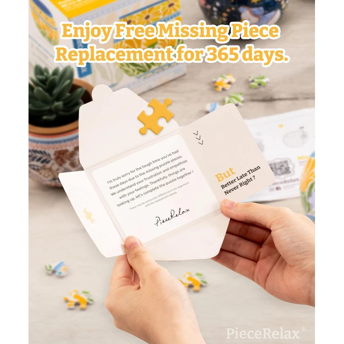 PieceRelax 3D Puzzle Planter 80 Pieces - Summer Blossoms, for Mom, Home Decor Flower Pots for Indoor Cactus, Succulents Pots [K1126] by PieceRelax - Image 7