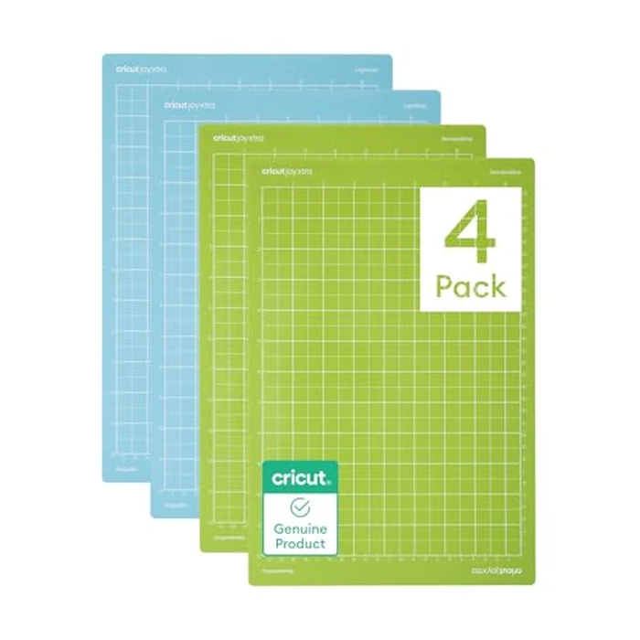 Cricut Mat Variety Pack (4 Count, 8.5in x 12in) - for Joy Xtra Machine - Includes 2 StandardGrip & 2 LightGrip by Cricut - Used - Very Good condition - CA$10.93