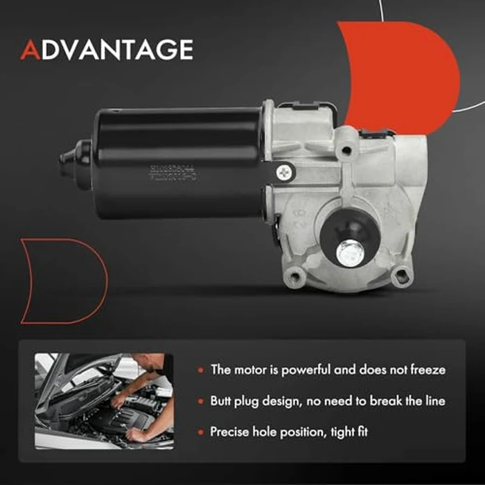 A-Premium Front Windshield Wiper Motor Without Washer Pump Compatible with Ford, Mazda & Mercury Models - Explorer, E-150, E-250, E-350 Econoline, Ranger, Escort, Thunderbird, B2300 & More, 5-Pin by A-premium - Image 6