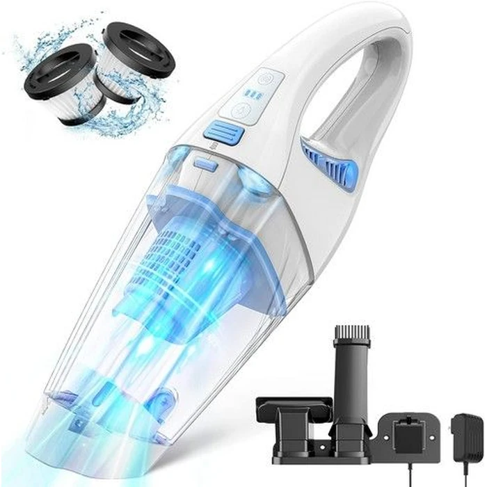 Fuoayoc H11 Handheld Vacuum Cordless Mini Car Hand Held Vacuum - White by Fuoayoc - Refurbished - Excellent condition