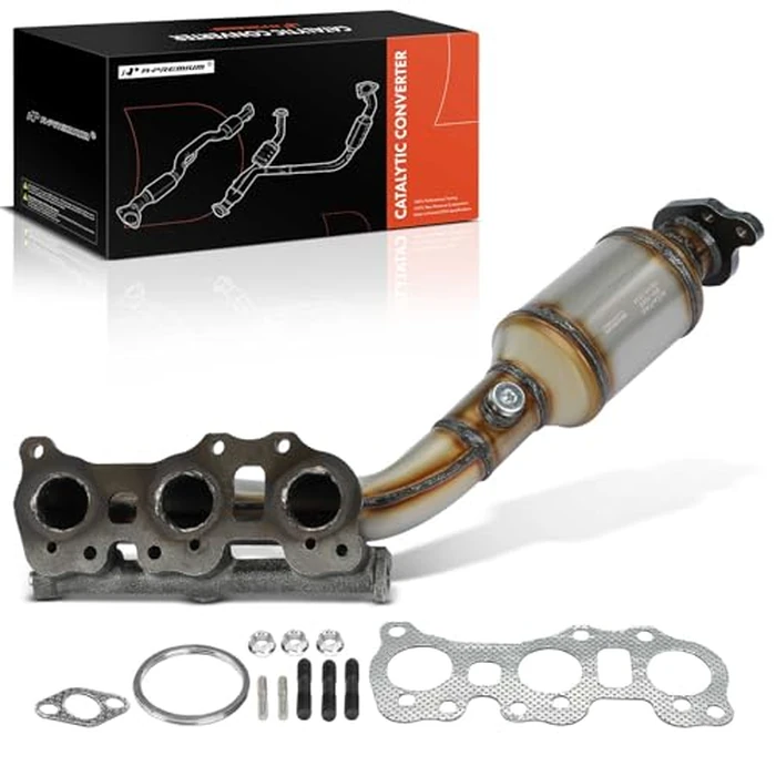 A-Premium Front Left Exhaust Manifold Catalytic Converter with Gasket Kit Direct-Fit Compatible with Toyota Tacoma 2012 2013 2014 2015 4.0L, E.P.A. Compliant by A-Premium - Used - Like New condition